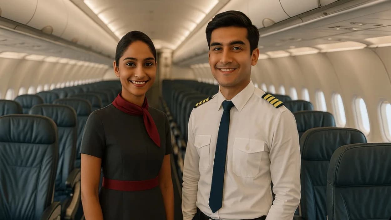 Cabin Crew and Pilot